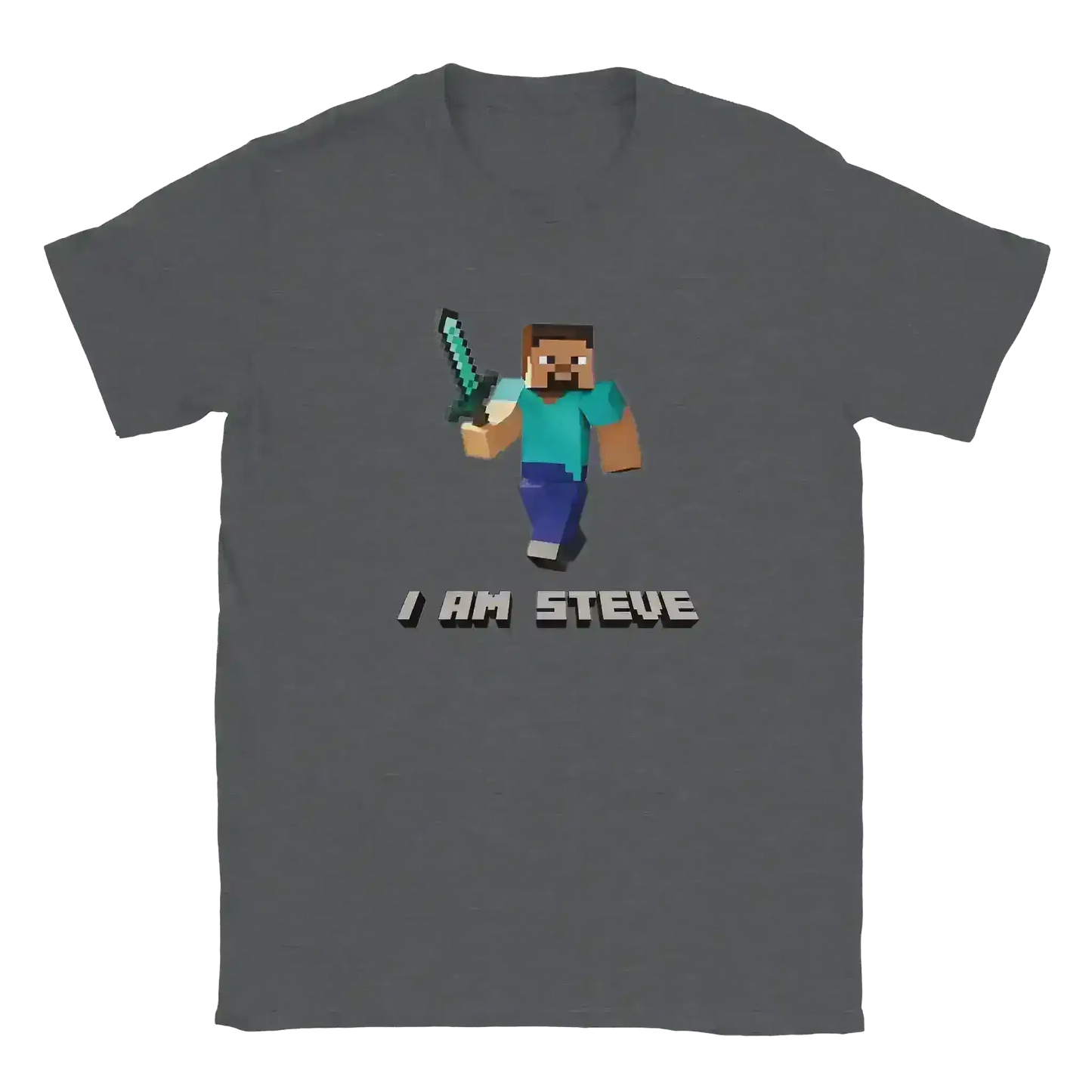 I Am Steve Minecraft Youth Graphic Tee - Cady Creations