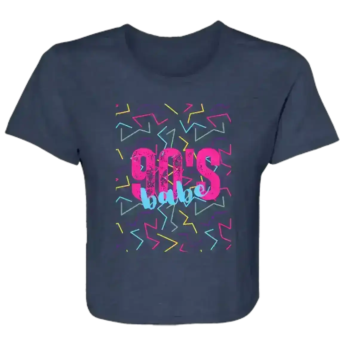 90s Retro Girl Power Flowy Crop Top - Cady Creations