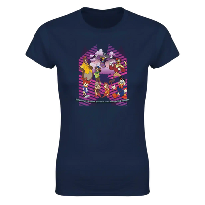 When Our Biggest Problem Was Losing The Remote Fitted Tee - Cady Creations