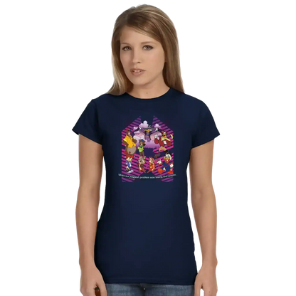 When Our Biggest Problem Was Losing The Remote Fitted Tee - Cady Creations