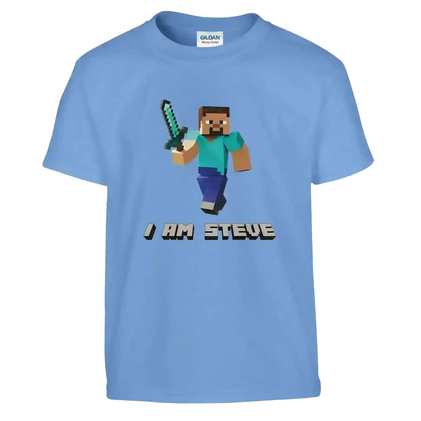 I Am Steve Minecraft Youth Graphic Tee - Cady Creations