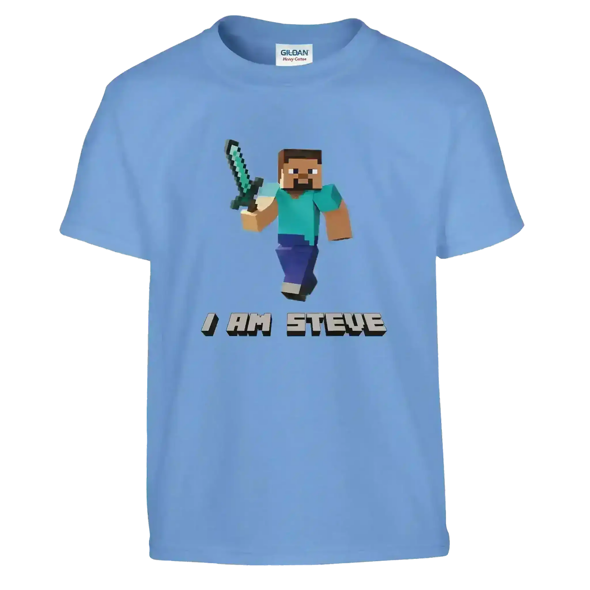 I Am Steve Minecraft Youth Graphic Tee - Cady Creations