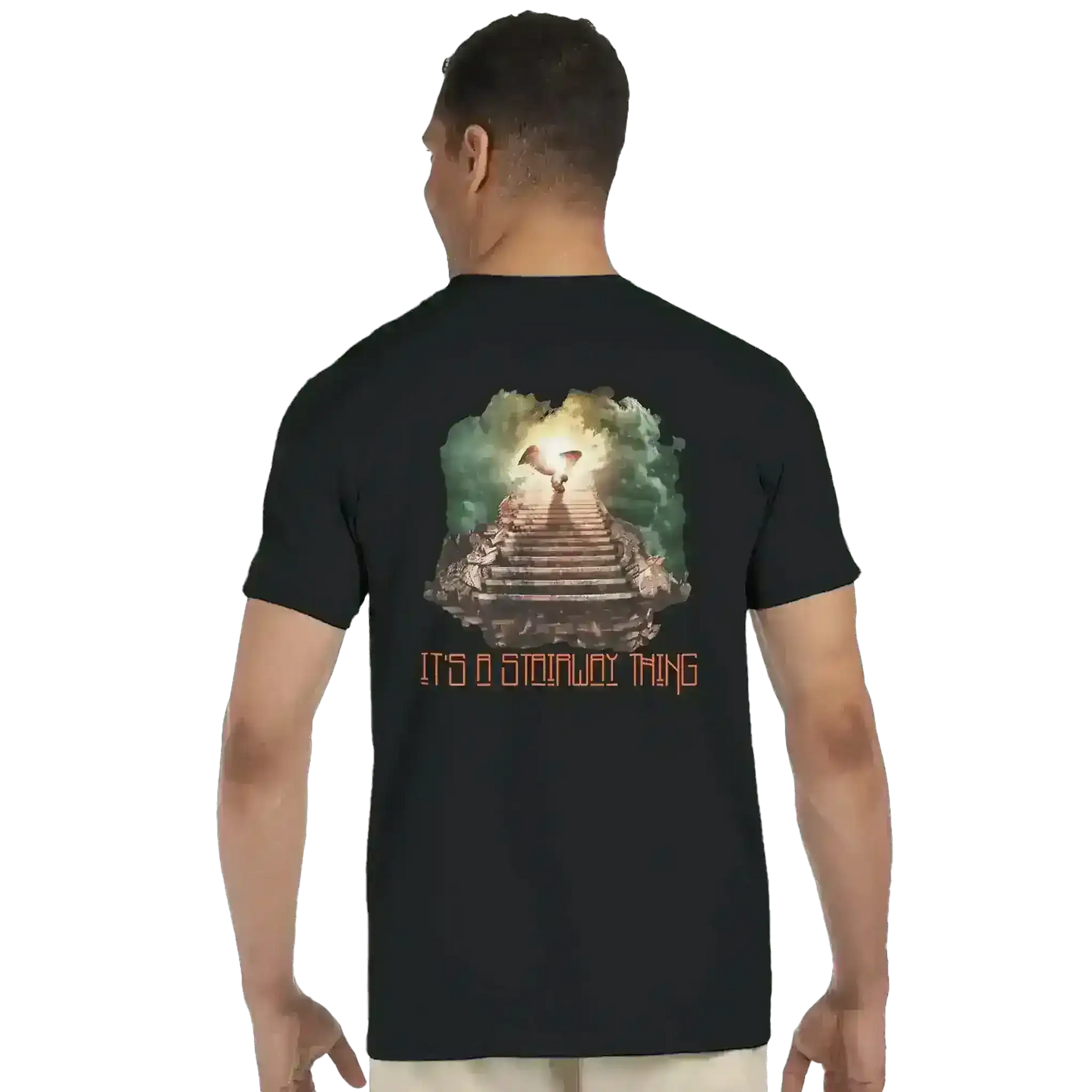 Stairway to Laughter Led Zeppelin Tribute T-Shirt - Custom Design Request - Cady Creations