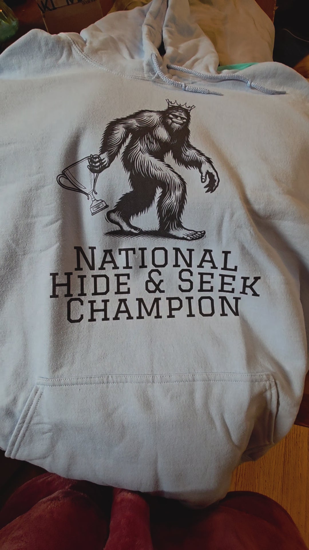 National Hide & Seek Champion Bigfoot Pullover Hoodie - Cady Creations-Cady Creations