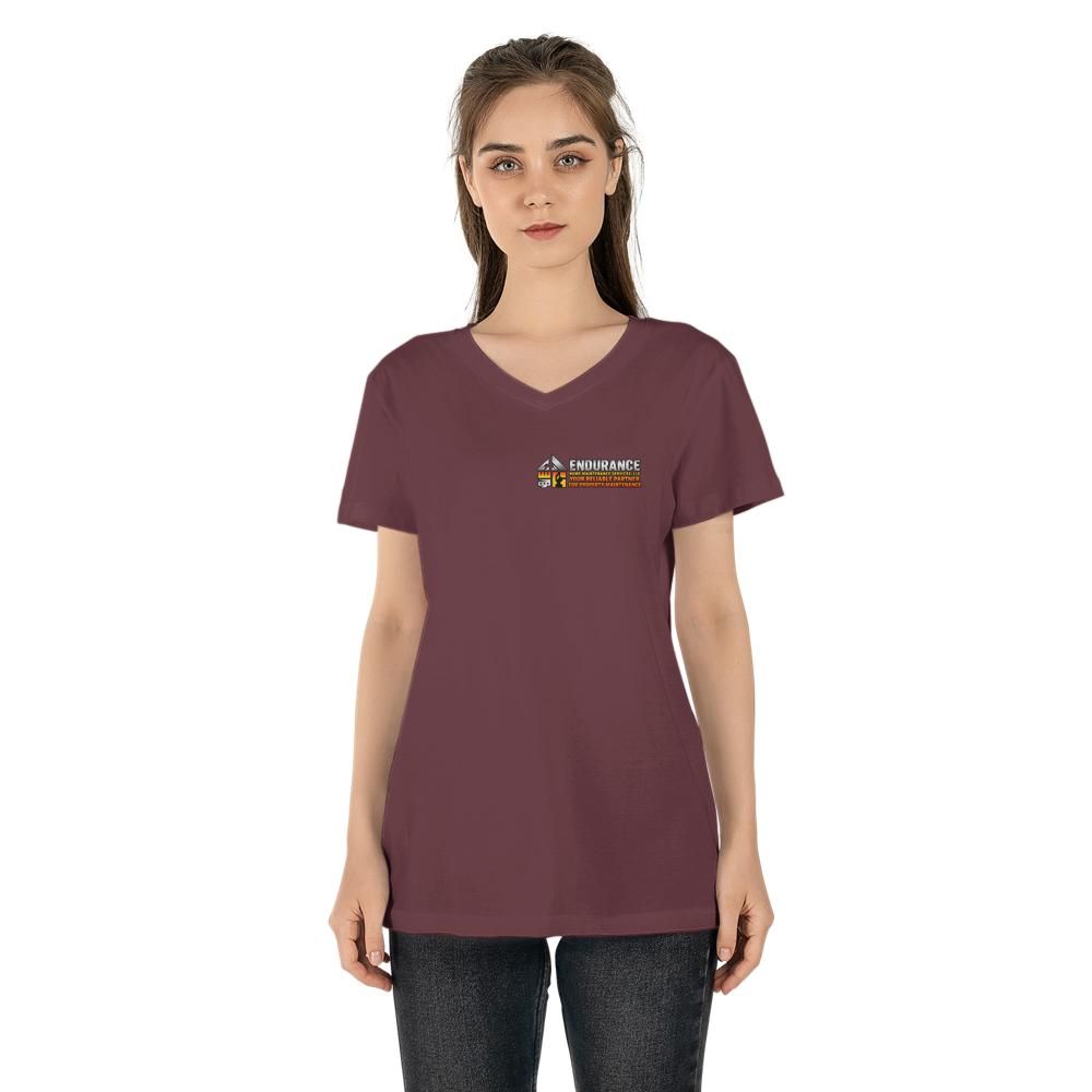 Endurance Home Maintenance - Custom Design V-Neck Tee