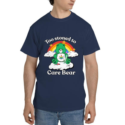 Too Stoned to Care Bear - Unisex Tee
