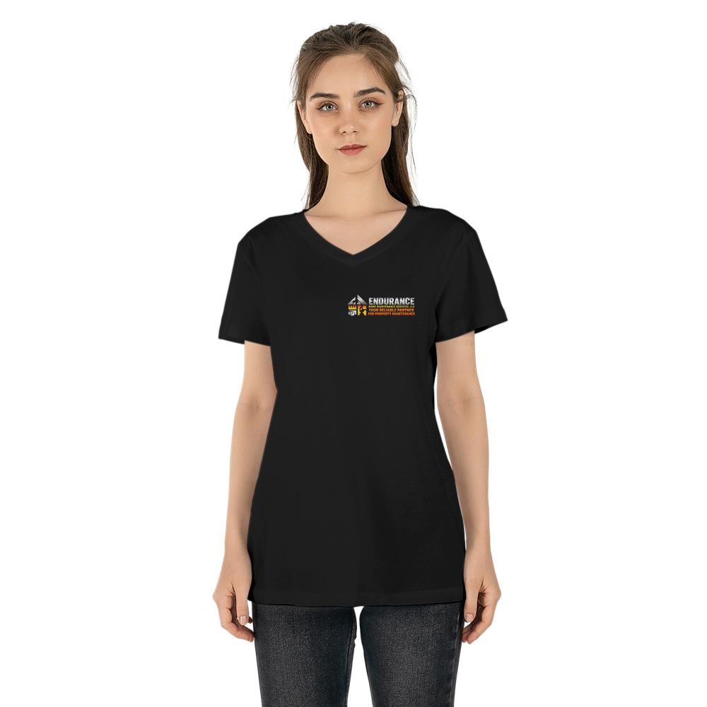 Endurance Home Maintenance - Custom Design V-Neck Tee