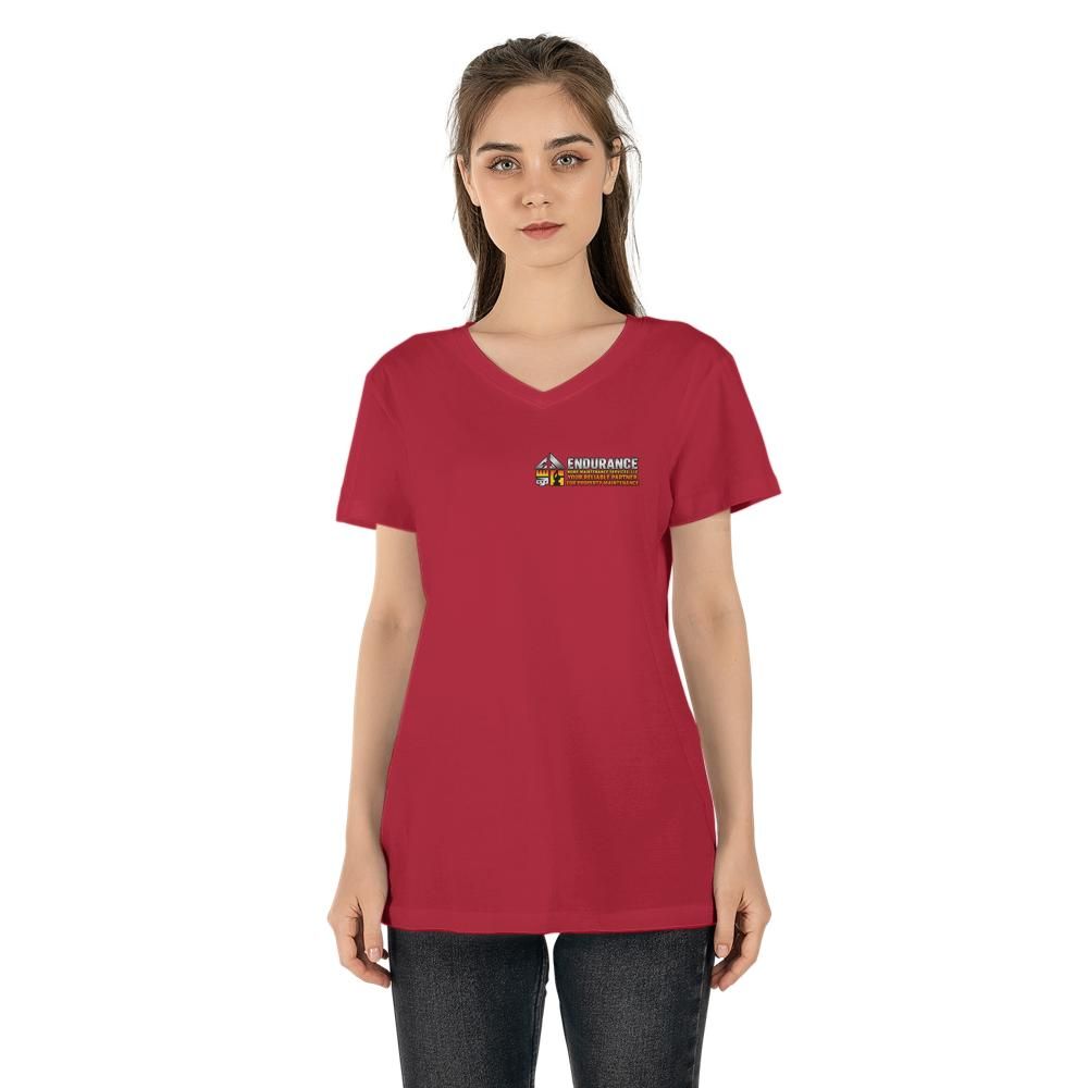 Endurance Home Maintenance - Custom Design V-Neck Tee