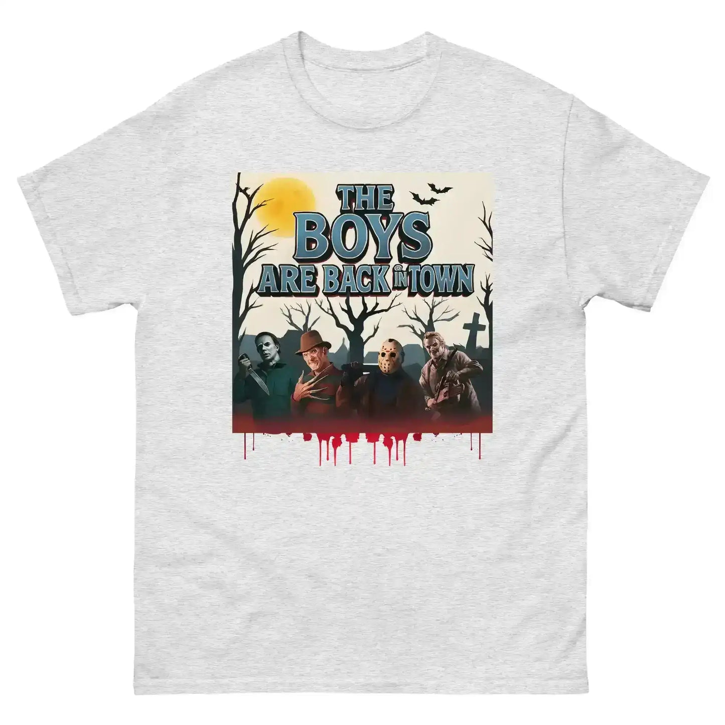 The Boys Are Back In Town Unisex Tee - Spooky Season Horror Collection - Cady Creations