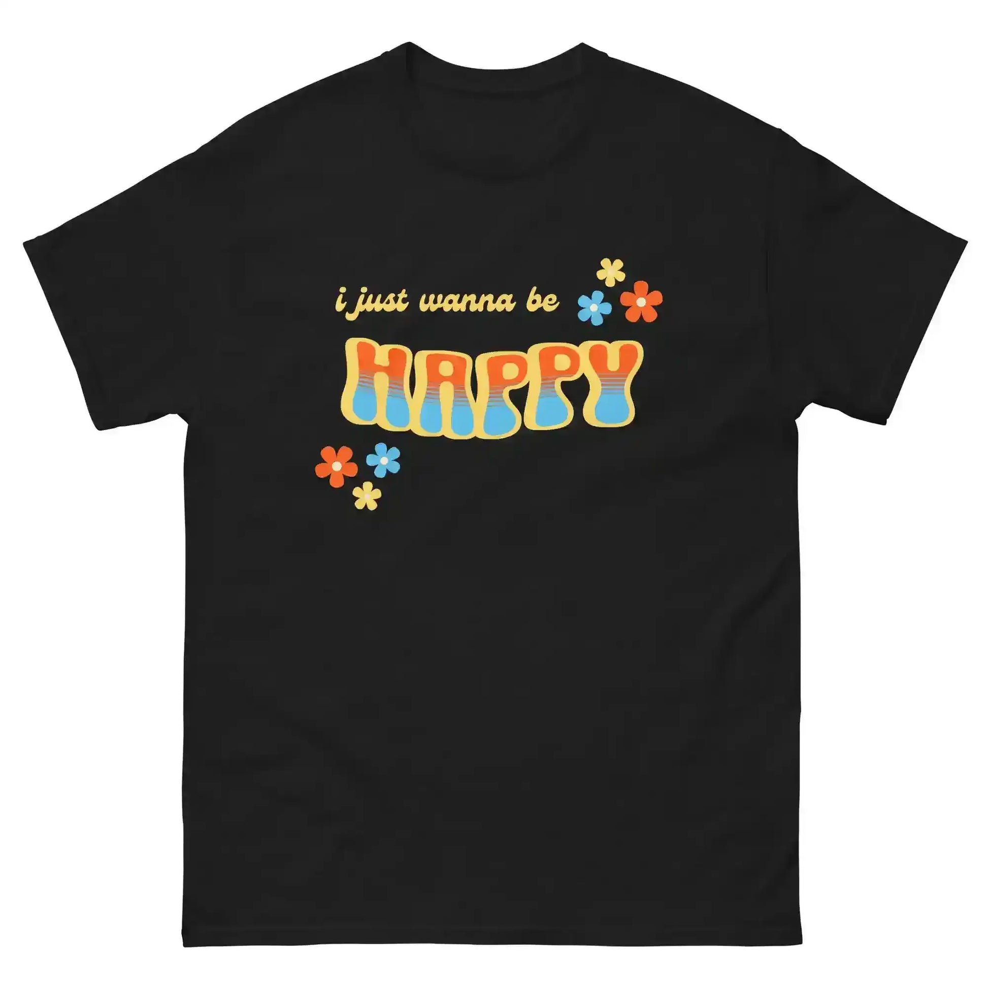 “I Just Wanna Be Happy” Andrew McMahon Lyric Inspired Unisex Tee - Cady Creations