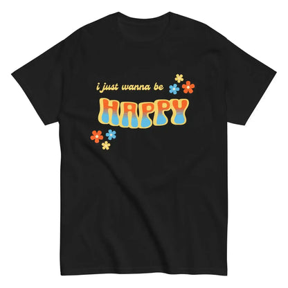 “I Just Wanna Be Happy” Andrew McMahon Lyric Inspired Unisex Tee - Cady Creations