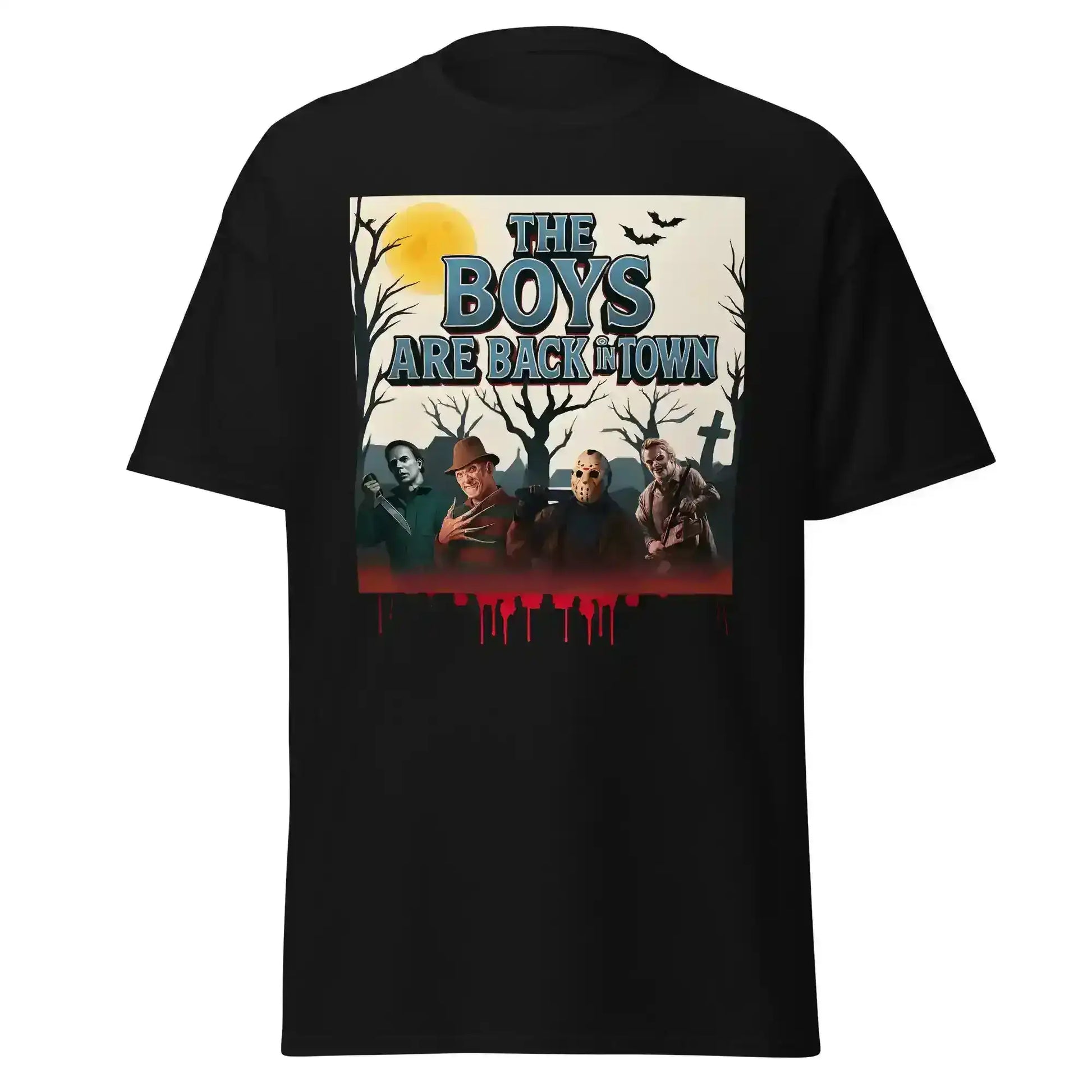 The Boys Are Back In Town Unisex Tee - Spooky Season Horror Collection - Cady Creations