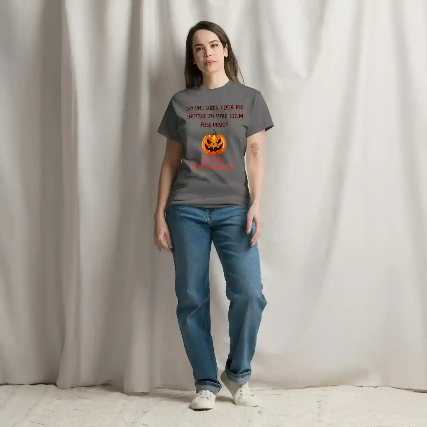 Halloween Dark Humor - Free Drugs Unisex Tee - Cady Creations