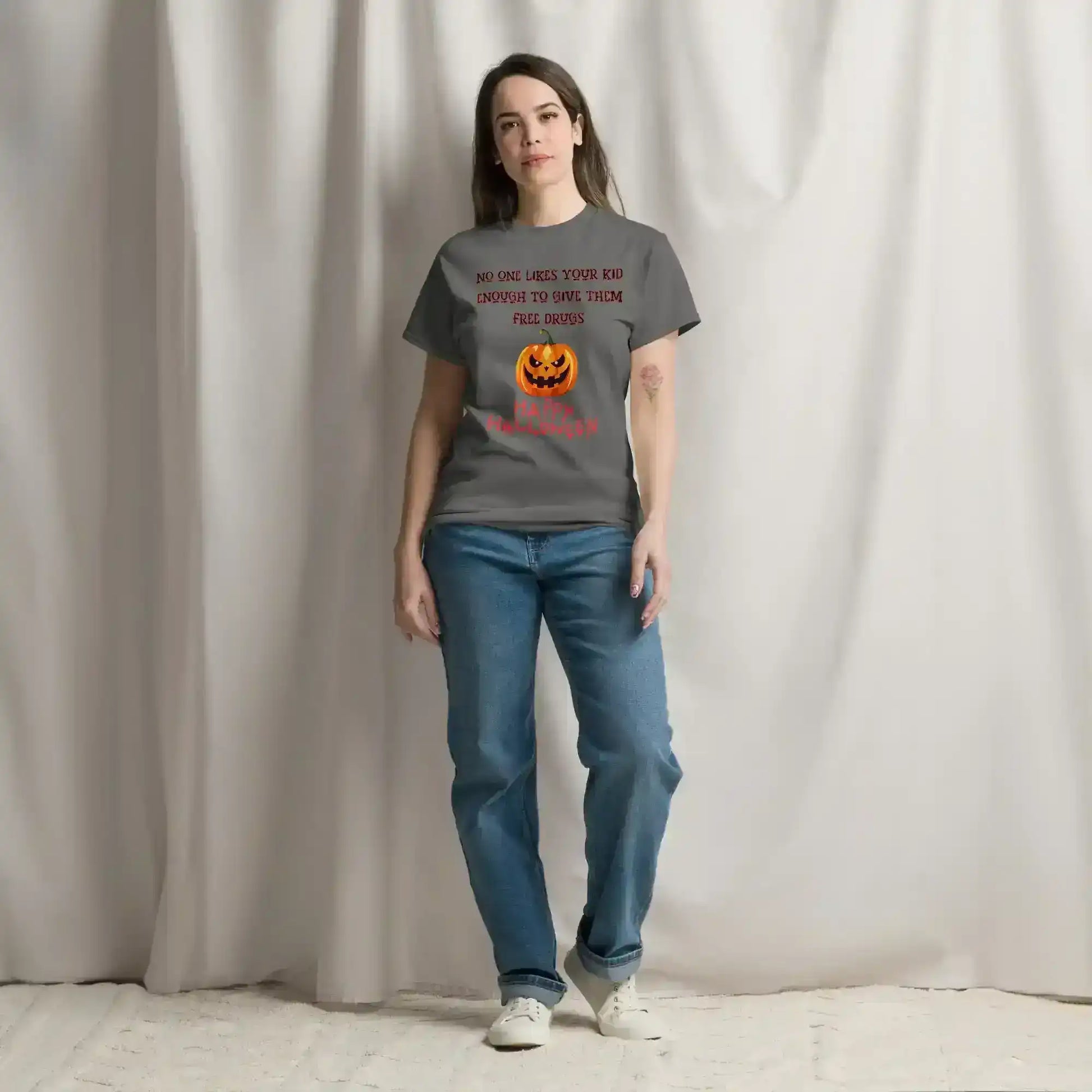 Halloween Dark Humor - Free Drugs Unisex Tee - Cady Creations