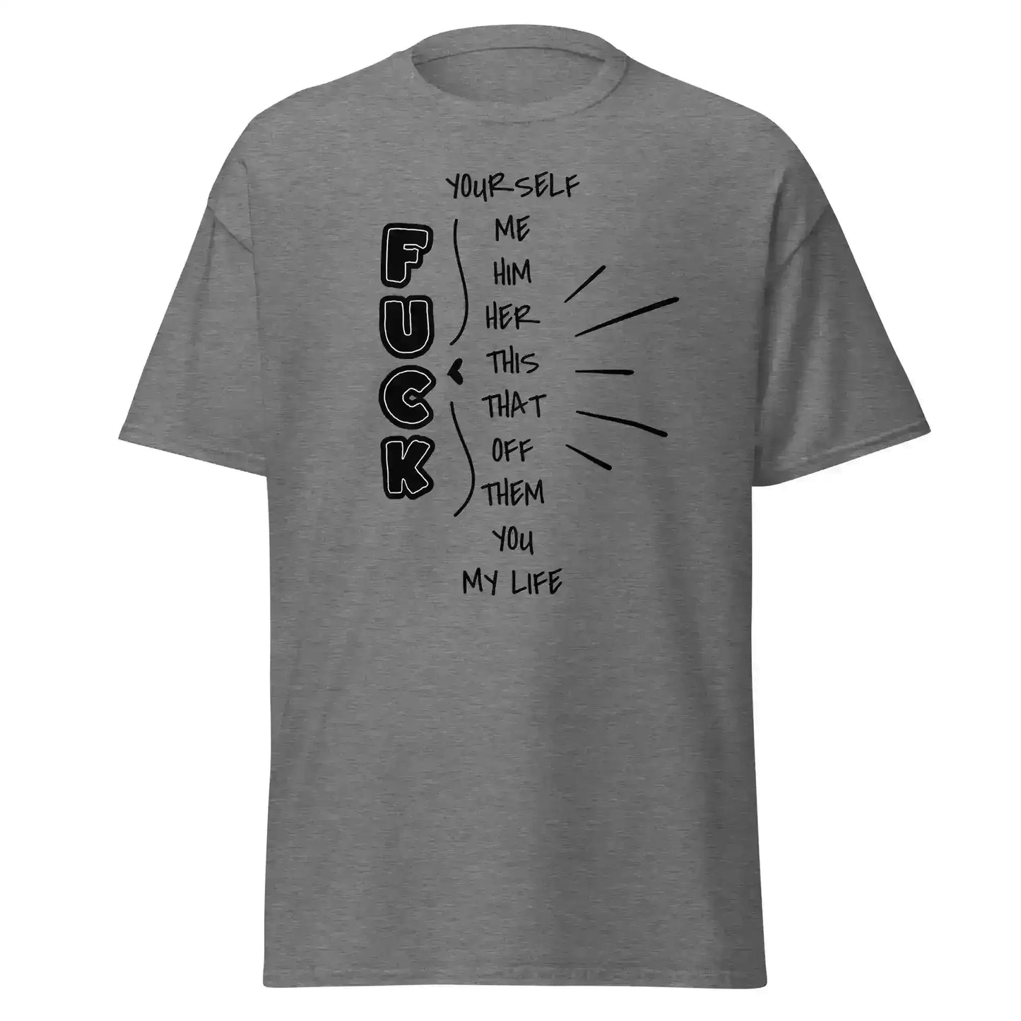 “Pick Your F*ck” Funny Graphic Tee – Sarcastic Dark Humor Unisex T-Shirt - Cady Creations