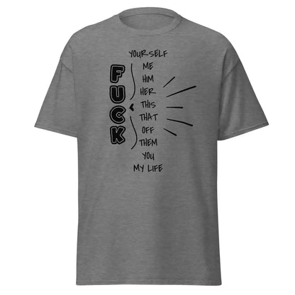 “Pick Your F*ck” Funny Graphic Tee – Sarcastic Dark Humor Unisex T-Shirt - Cady Creations