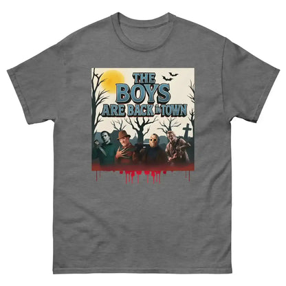 The Boys Are Back In Town Unisex Tee - Spooky Season Horror Collection - Cady Creations