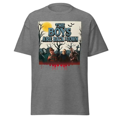 The Boys Are Back In Town Unisex Tee - Spooky Season Horror Collection - Cady Creations