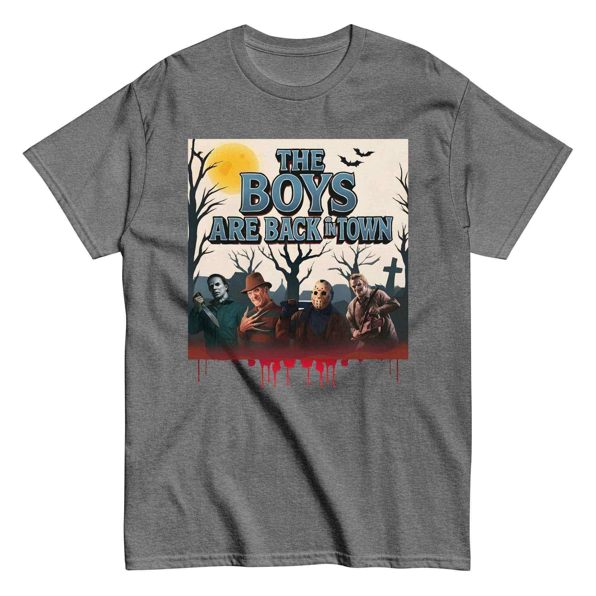The Boys Are Back In Town Unisex Tee - Spooky Season Horror Collection - Cady Creations
