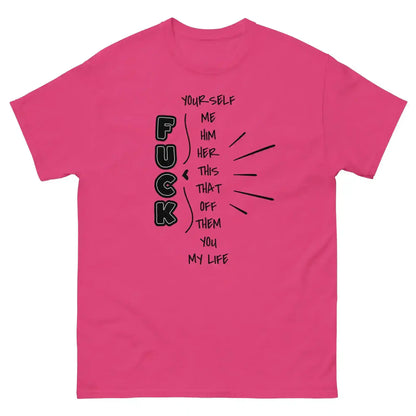 “Pick Your F*ck” Funny Graphic Tee – Sarcastic Dark Humor Unisex T-Shirt - Cady Creations