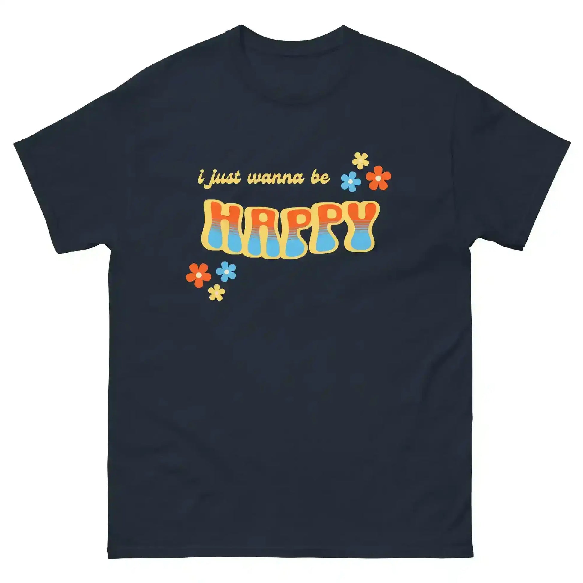 “I Just Wanna Be Happy” Andrew McMahon Lyric Inspired Unisex Tee - Cady Creations