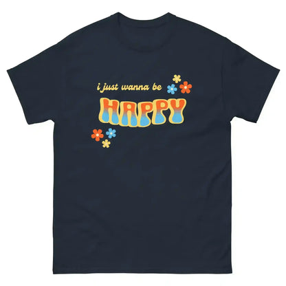 “I Just Wanna Be Happy” Andrew McMahon Lyric Inspired Unisex Tee - Cady Creations