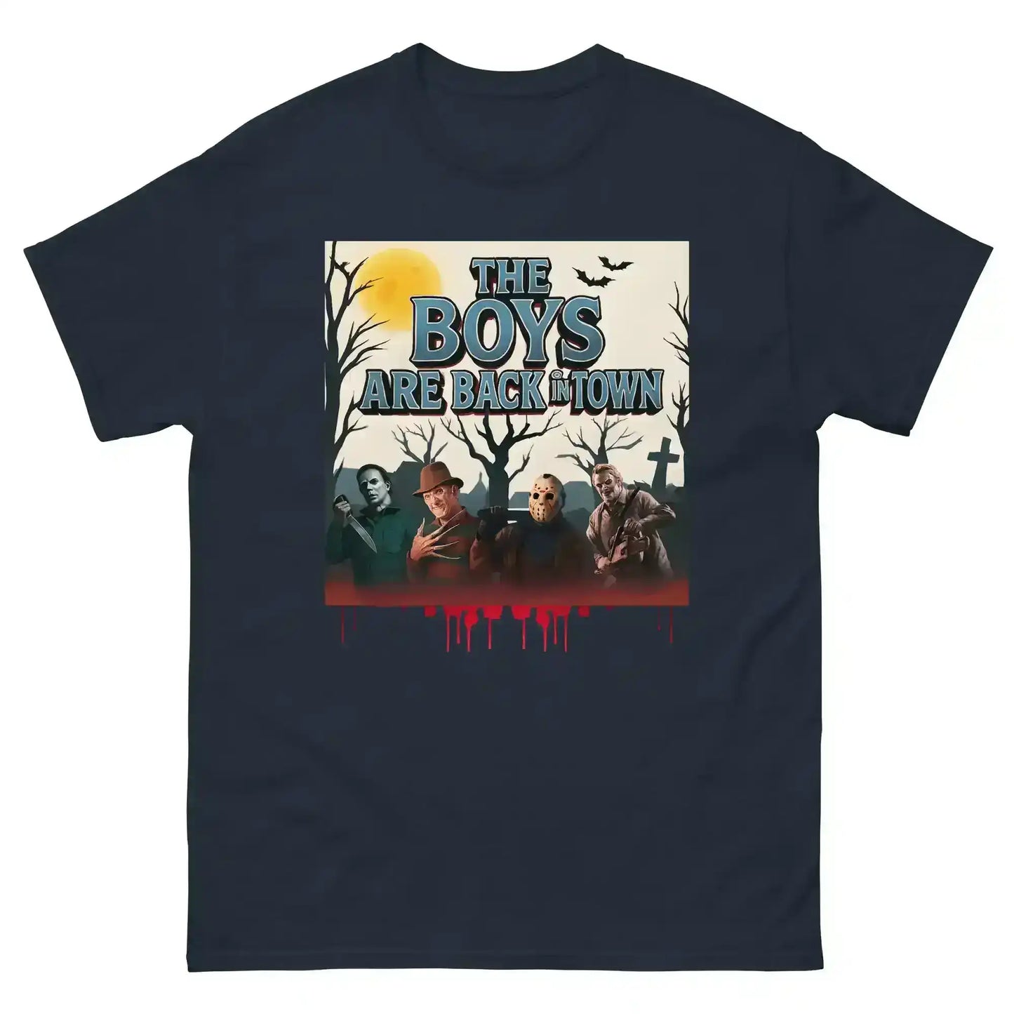 The Boys Are Back In Town Unisex Tee - Spooky Season Horror Collection - Cady Creations