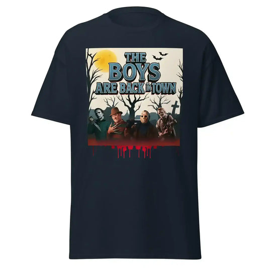 The Boys Are Back In Town Unisex Tee - Spooky Season Horror Collection - Cady Creations