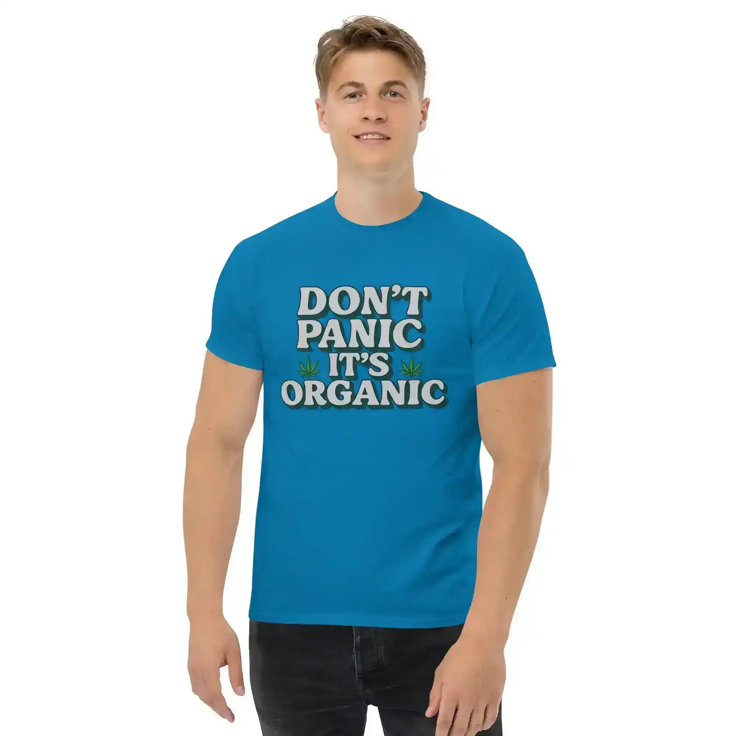 Don't Panic It's Organic Unisex Tee - Cady Creations