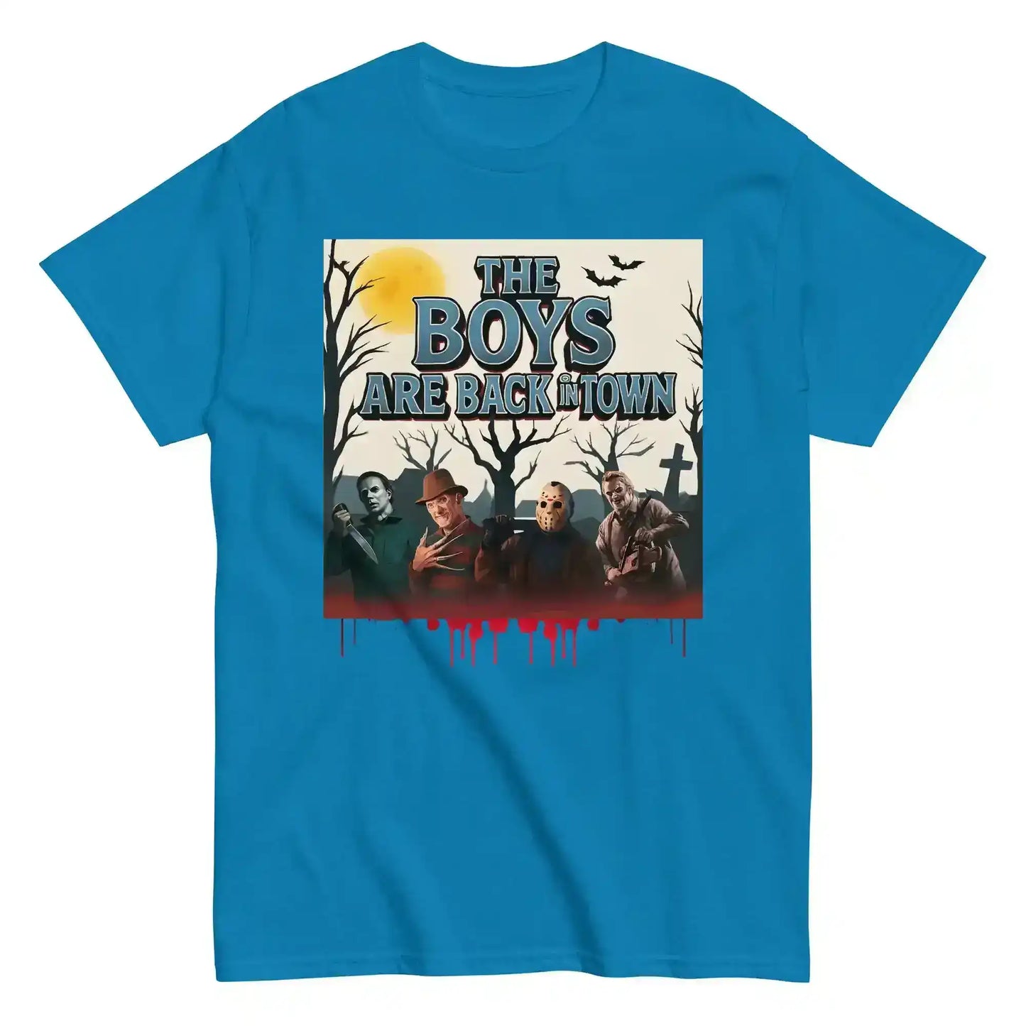 The Boys Are Back In Town Unisex Tee - Spooky Season Horror Collection - Cady Creations