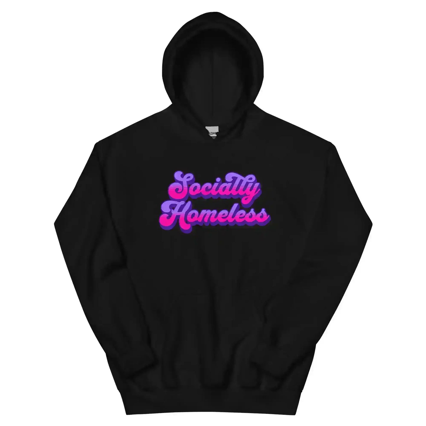 Socially Homeless Pullover Hoodie - Cady Creations