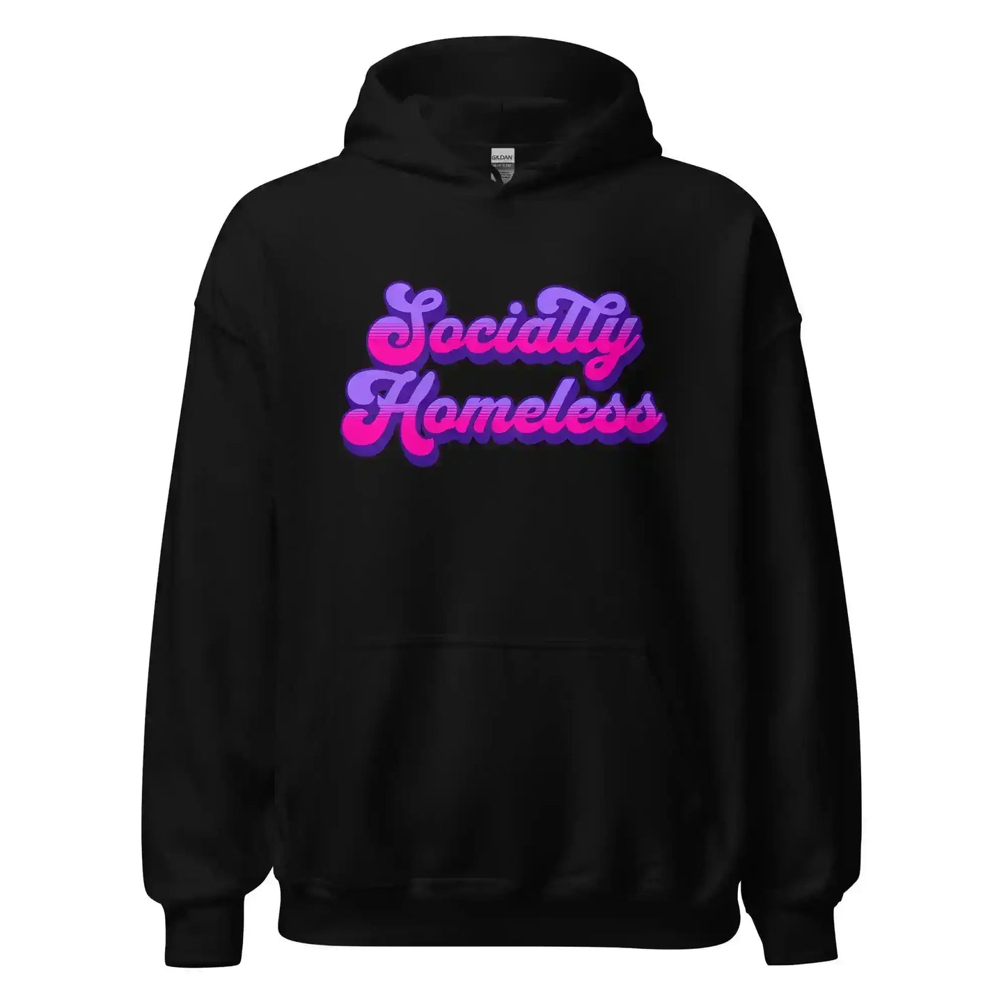 Socially Homeless Pullover Hoodie - Cady Creations