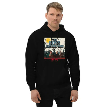 The Boys Are Back In Town Pullover Hoodie - Spooky Season Horror Collection - Cady Creations
