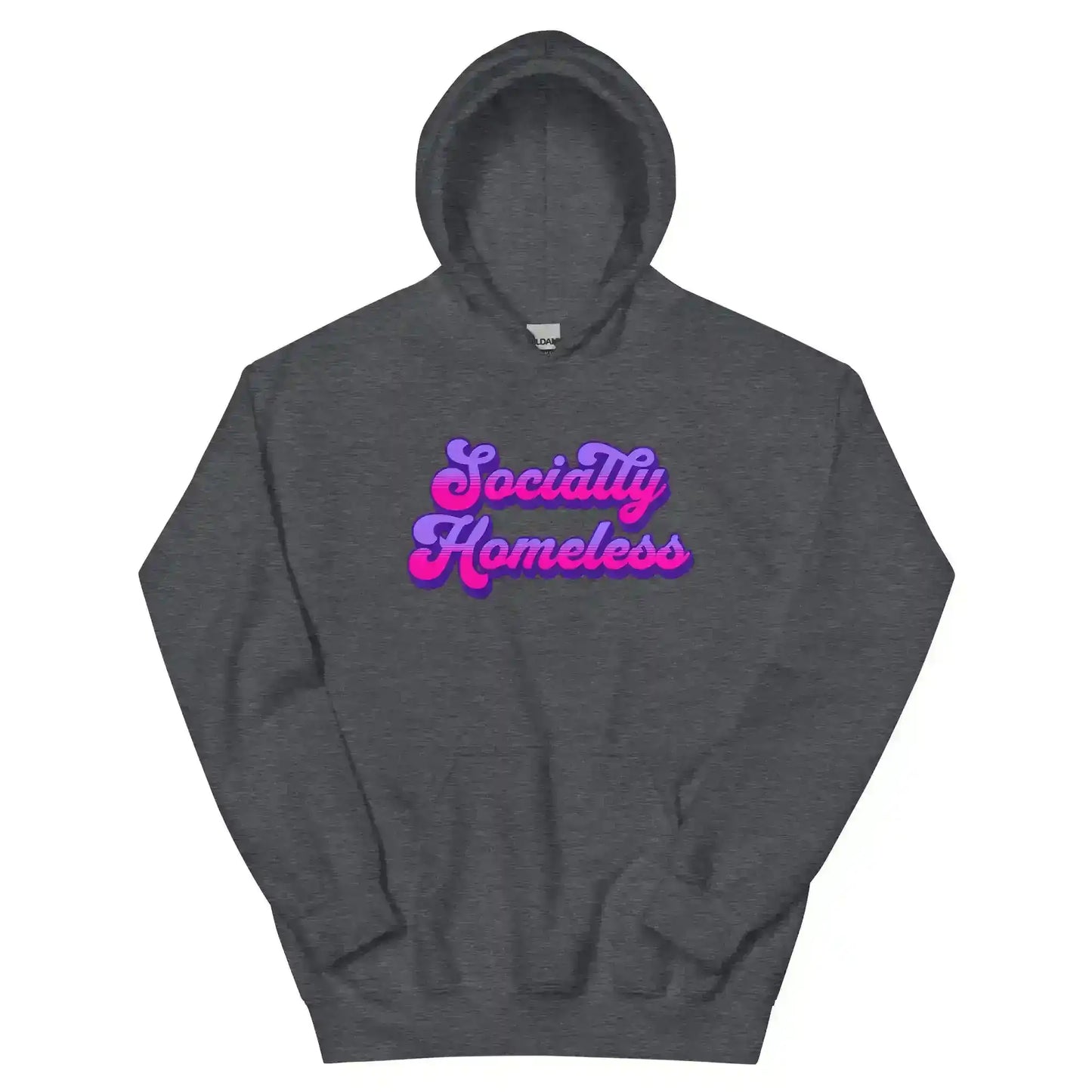 Socially Homeless Pullover Hoodie - Cady Creations