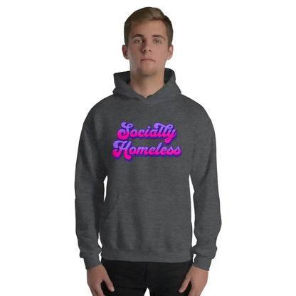 Socially Homeless Pullover Hoodie - Cady Creations