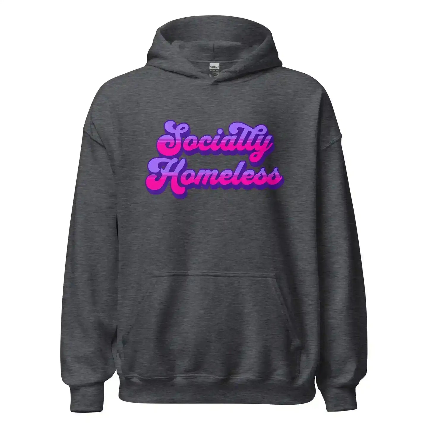 Socially Homeless Pullover Hoodie - Cady Creations