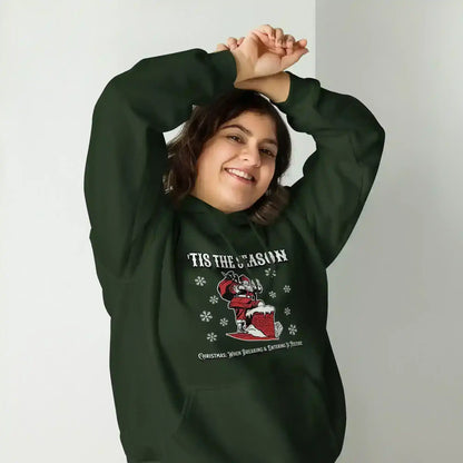 'Tis The Season When Breaking & Entering Is Festive Pullover Hoodie - Cady Creations