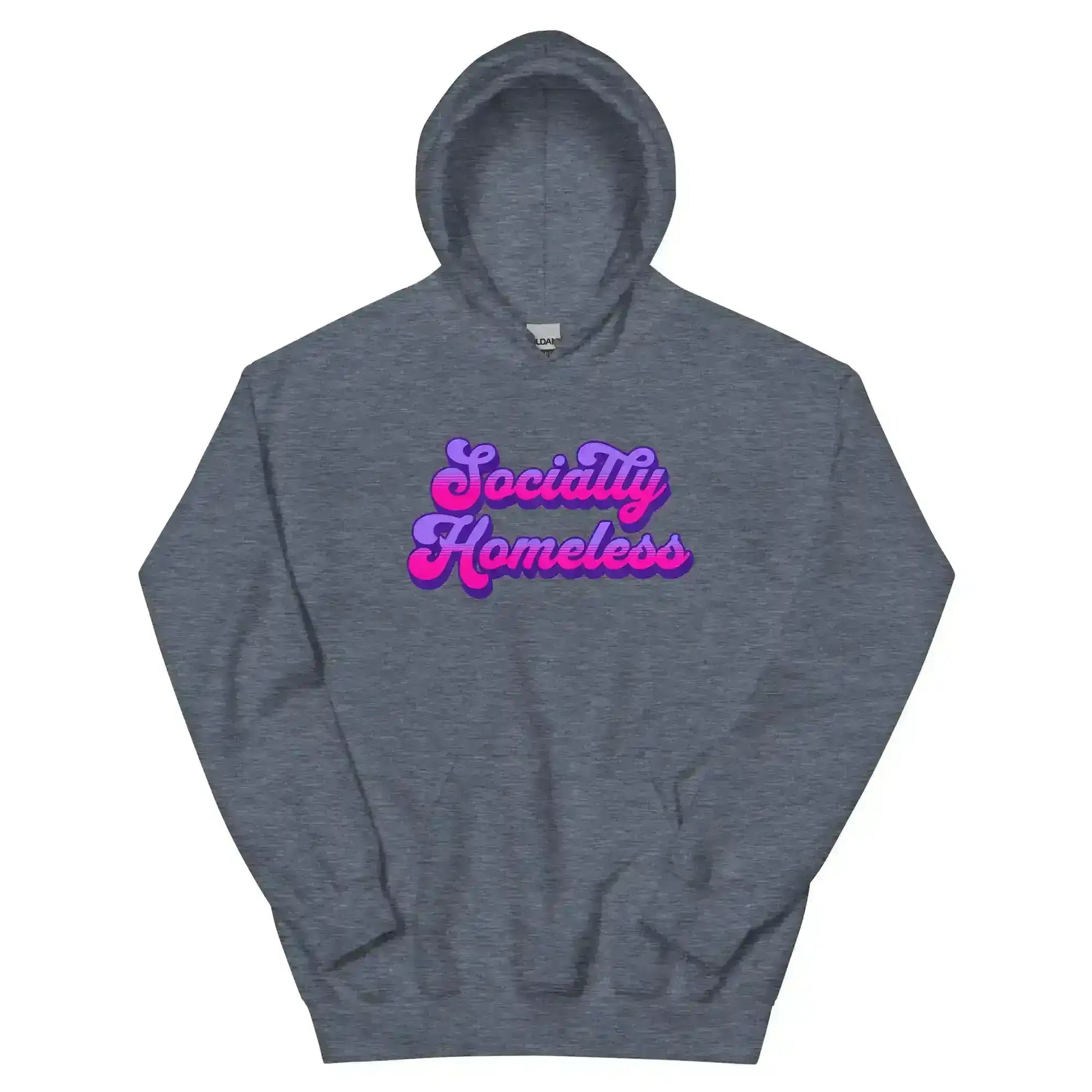 Socially Homeless Pullover Hoodie - Cady Creations