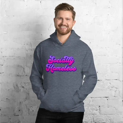 Socially Homeless Pullover Hoodie - Cady Creations