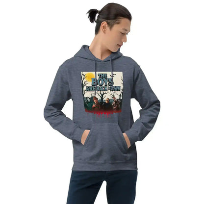 The Boys Are Back In Town Pullover Hoodie - Spooky Season Horror Collection - Cady Creations