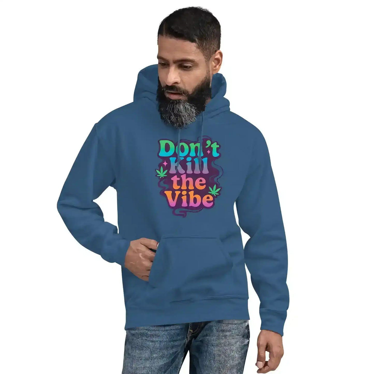 Don't Kill The Vibe Pullover Hoodie - Wit & Whimsy Collection - Cady Creations