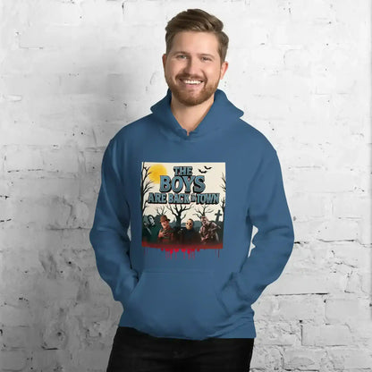 The Boys Are Back In Town Pullover Hoodie - Spooky Season Horror Collection - Cady Creations
