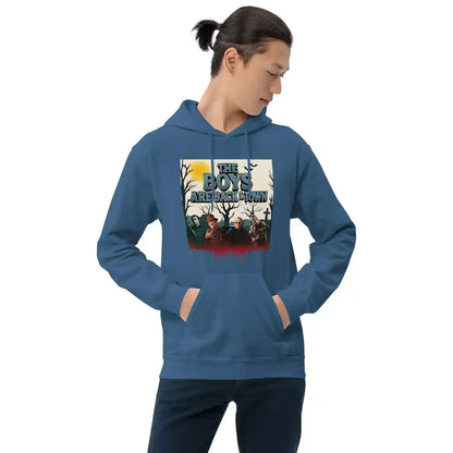 The Boys Are Back In Town Pullover Hoodie - Spooky Season Horror Collection - Cady Creations