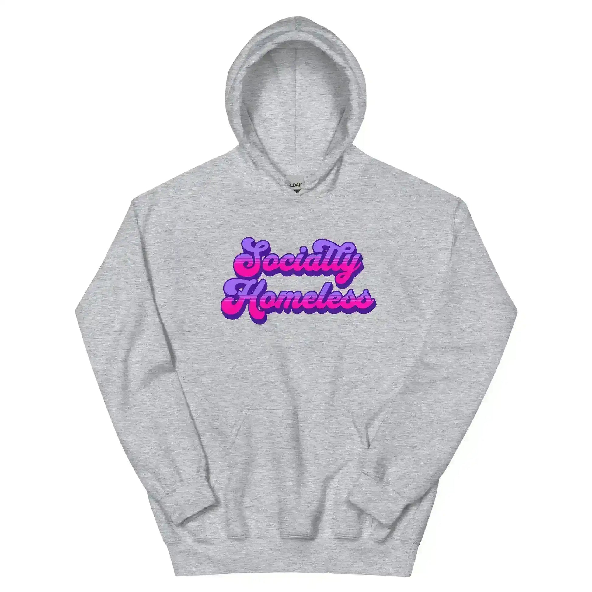 Socially Homeless Pullover Hoodie - Cady Creations