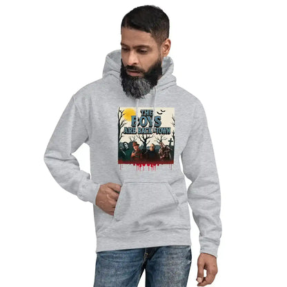 The Boys Are Back In Town Pullover Hoodie - Spooky Season Horror Collection - Cady Creations