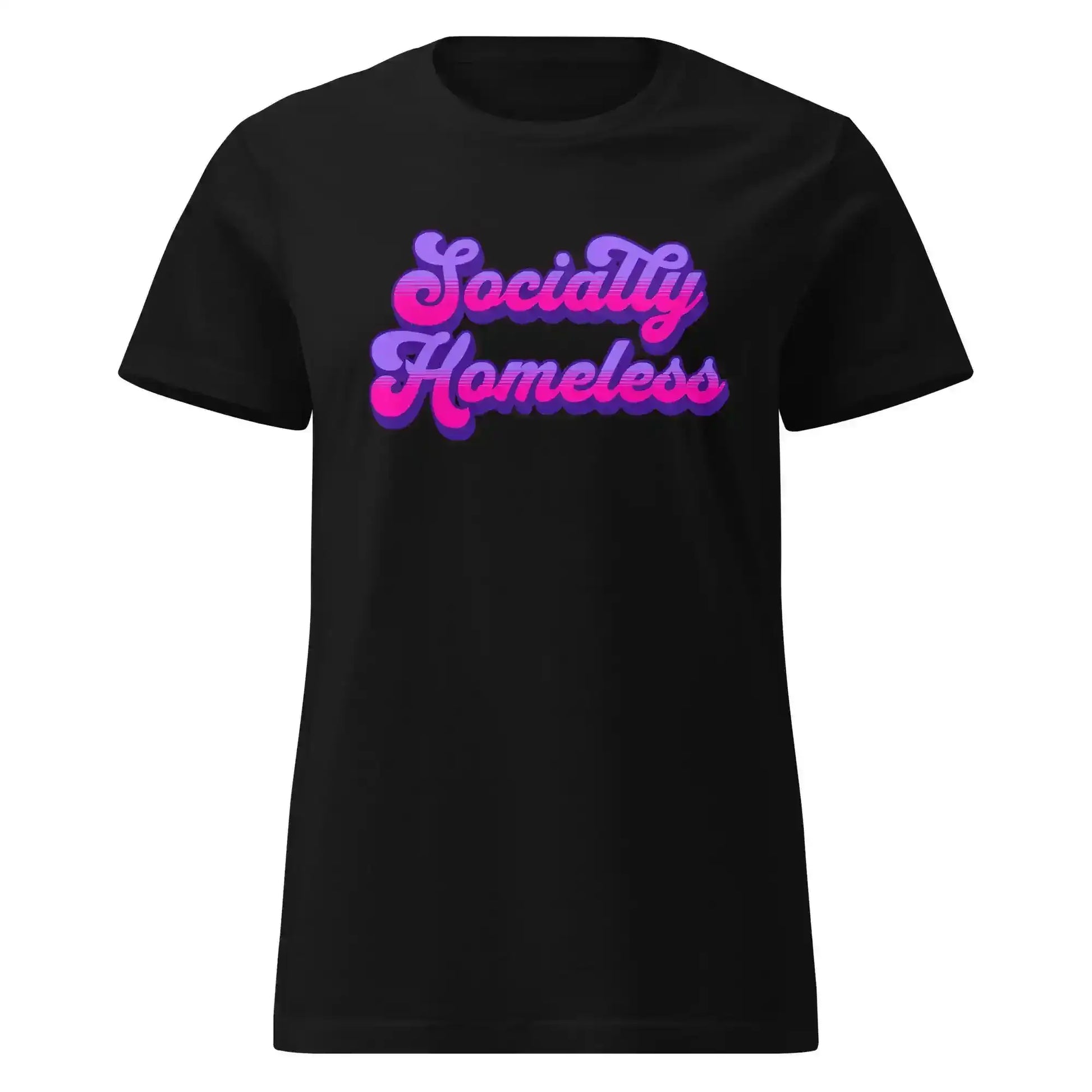 Socially Homeless Fitted Tee - Cady Creations