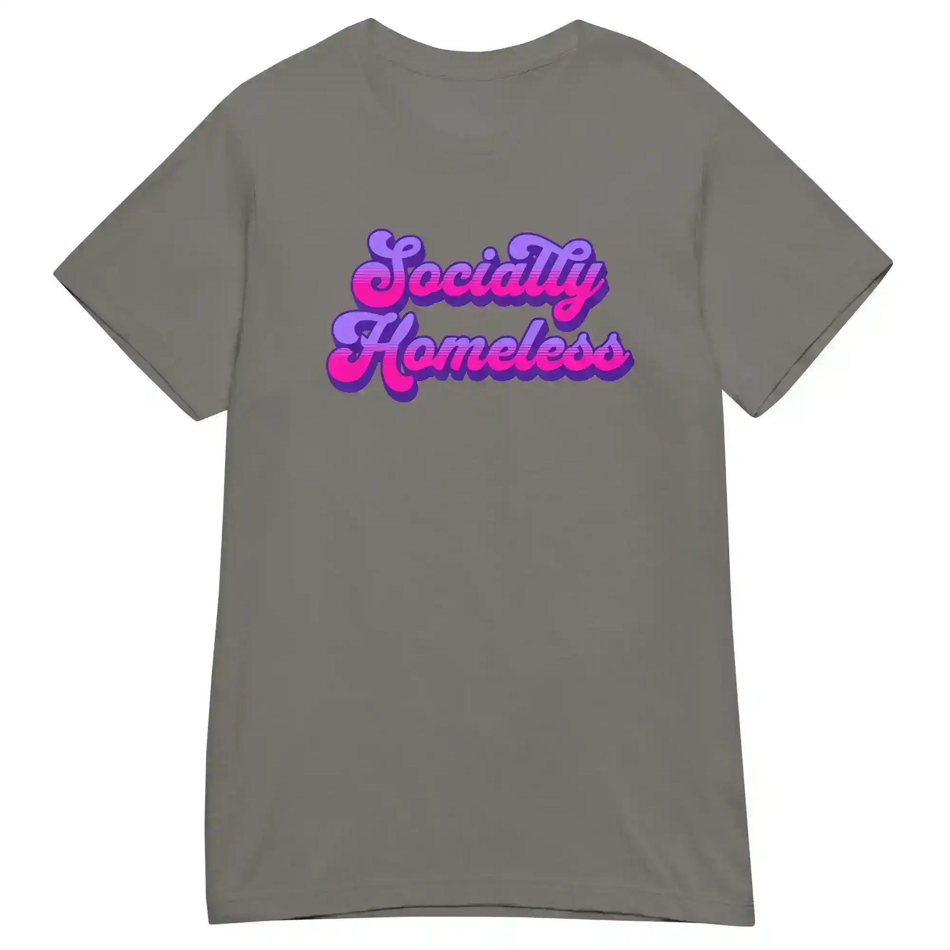 Socially Homeless Fitted Tee - Cady Creations