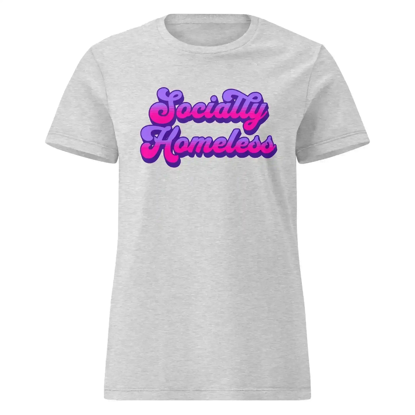 Socially Homeless Fitted Tee - Cady Creations