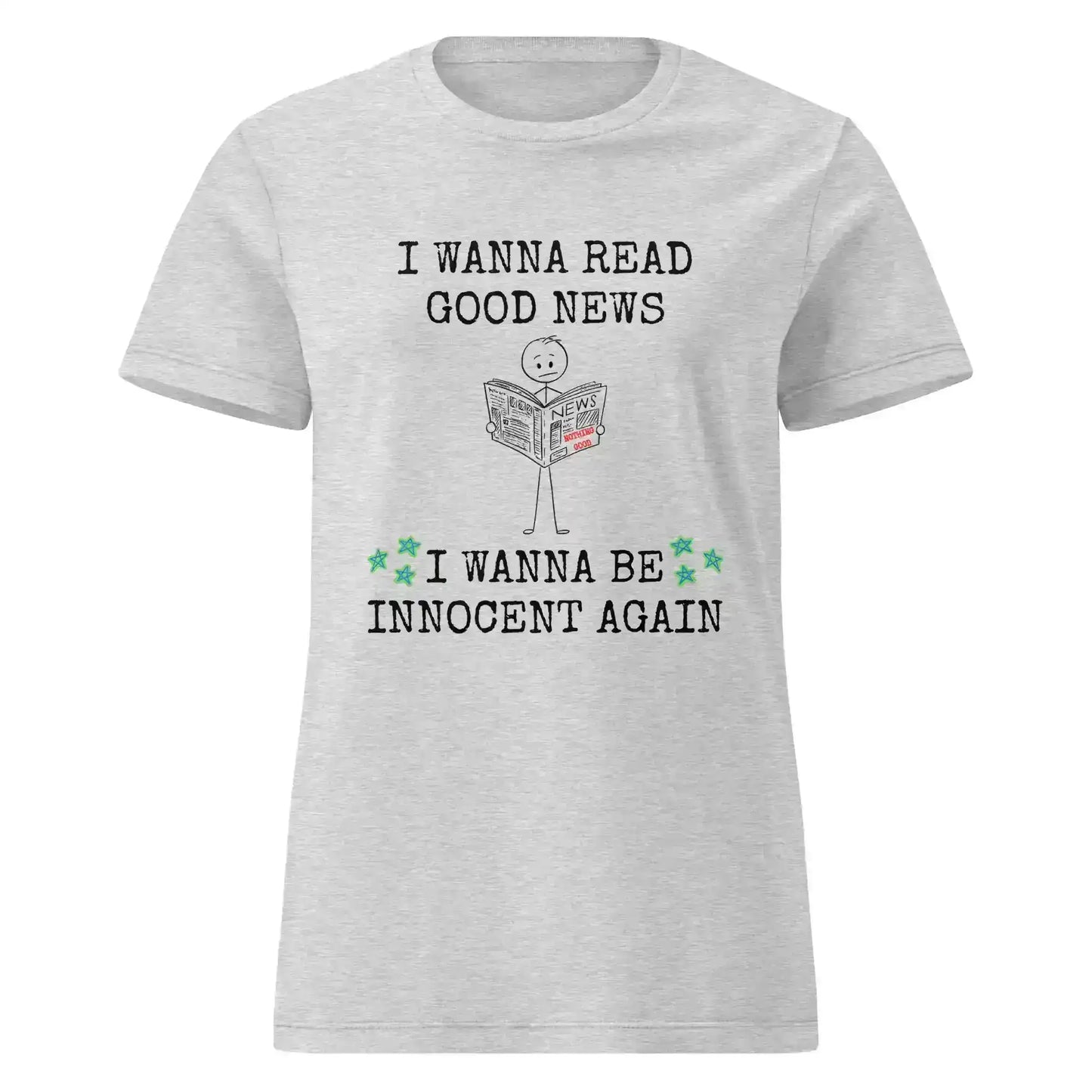 Good News Something Corporate Inspired Fitted Tee - Cady Creations