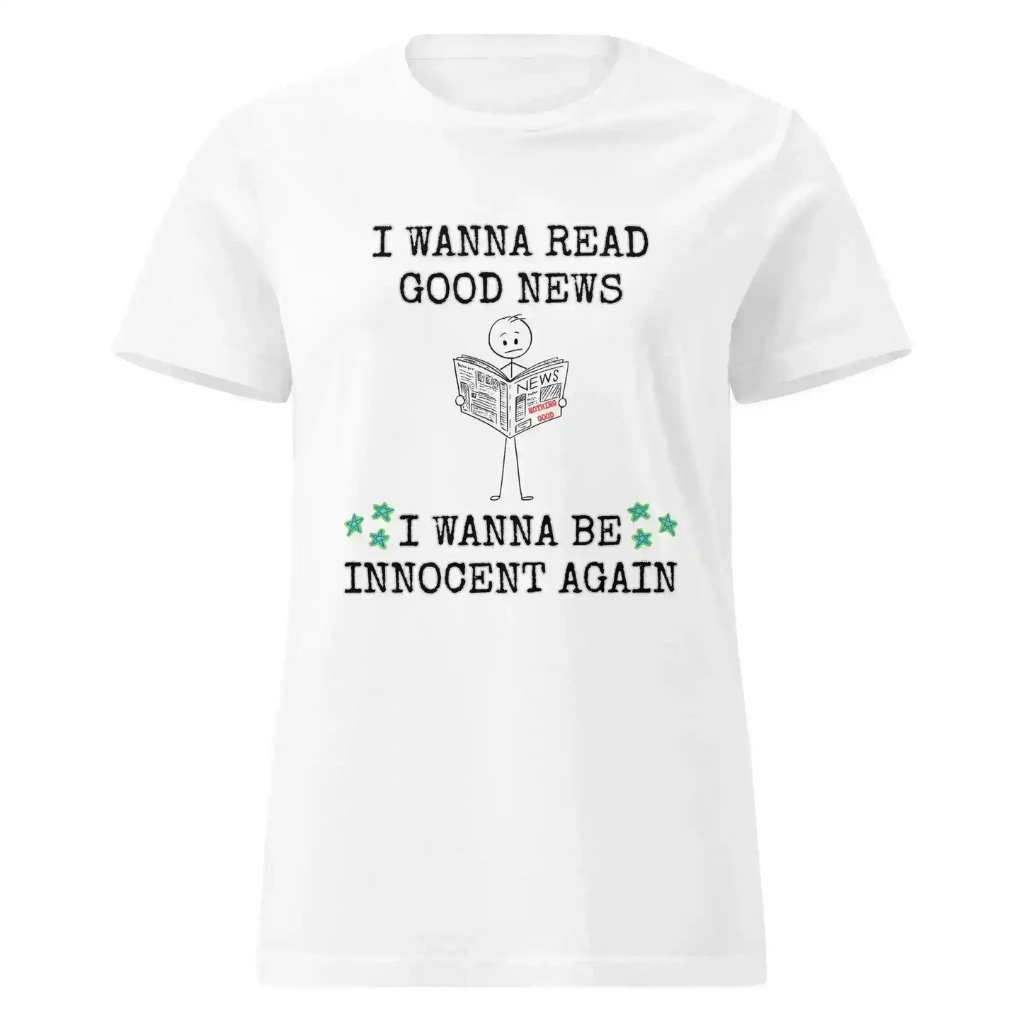 Good News Something Corporate Inspired Fitted Tee - Cady Creations